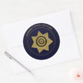 Insigne de l'agent correctionnel, Sticker Gold-Blu (Enveloppe)