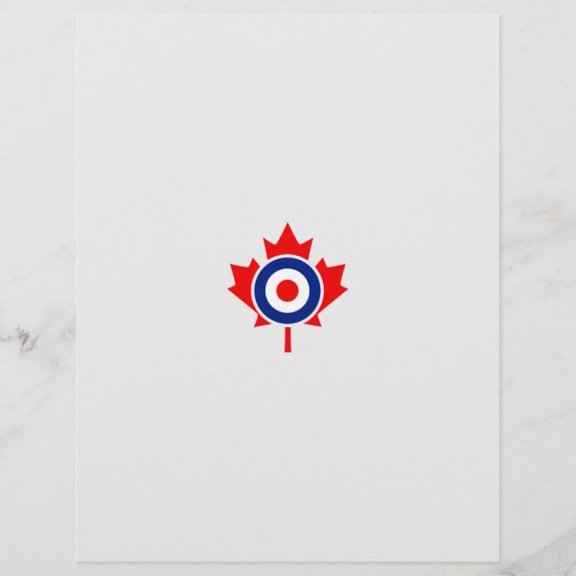 Insigne de morue de la feuille d'érable canadienne (Devant)