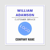 Insigne de nom de l'employé | Étiquette du nom du  (Devant)