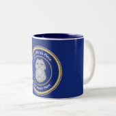 Insigne de police Bouclier universel Mug (Devant droit)