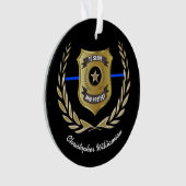 Insigne de policier personnalisé (devant)