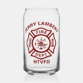 Insigne de pompier du service d'incendie (Verso)