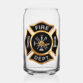 Insigne de pompier du service d'incendie d'or (Verso)