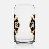 Insigne de pompier du service d'incendie d'or (Droite)