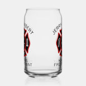 Insigne de pompier du service d'incendie rouge per (Droite)