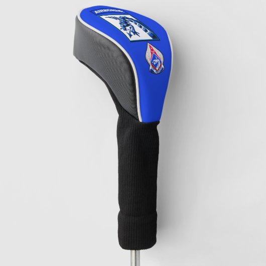 Insigne van de patcheenheid van het XVIII Airborne Golfheadcover (Schuin)