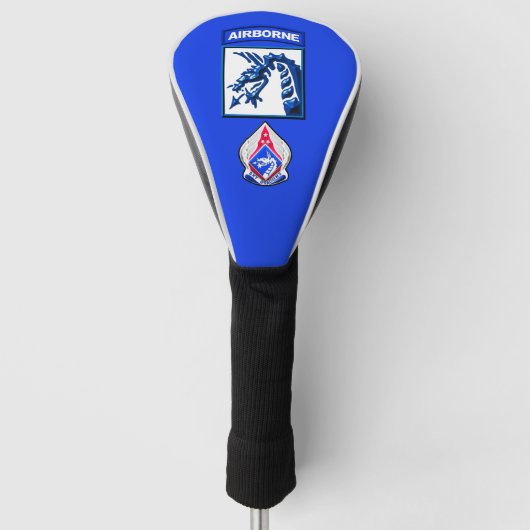 Insigne van de patcheenheid van het XVIII Airborne Golfheadcover (Voorkant)