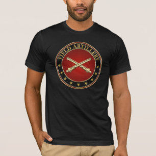 Insignes van de Field Artillery Branch T-shirt