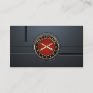 Insignes van de Field Artillery Branch Visitekaartje