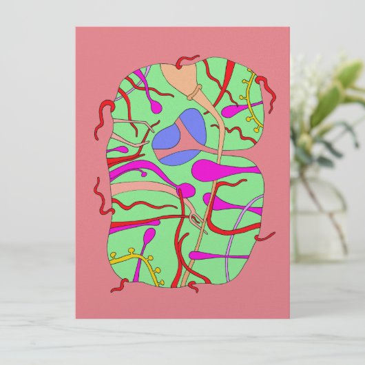 INSIT OUT - Carte d'art plat (Debout devant)