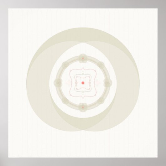 Insluiting - Abstract afbeelding #133 Poster (Voorkant)