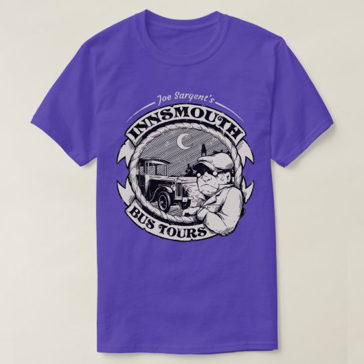 Insmouth Bus Tours T-shirt (Design voorkant)
