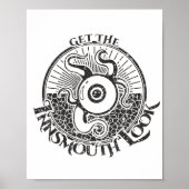 Insmouth Kijk Tentacle Lovecraftian Poster (Voorkant)