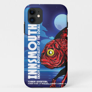Insmouth Vintage Travel Poster Lovecraft iPhone 11 Hoesje