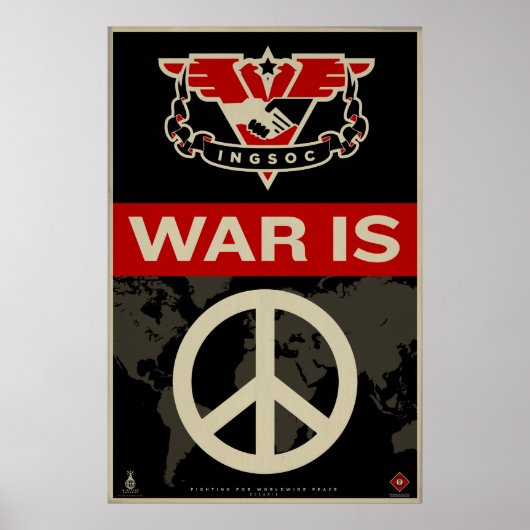 INSOC 1984 Propaganda Print (Voorkant)
