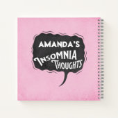 Insomnia Journal met aangepaste naam Notitieboek (Achterkant)