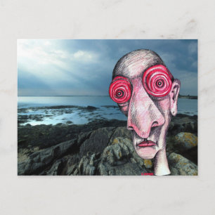 Insomniac bezoekt de kust van Sene Briefkaart