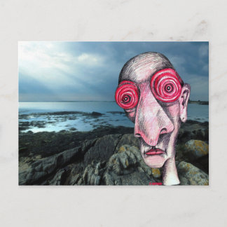 Insomniac bezoekt de kust van Sene Briefkaart