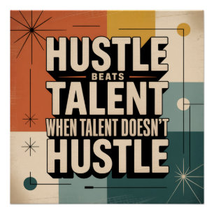 Inspanning verslaat talent als talent zich niet in perfect poster