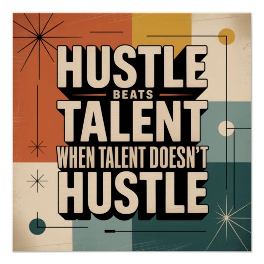 Inspanning verslaat talent als talent zich niet in perfect poster (Voorkant)