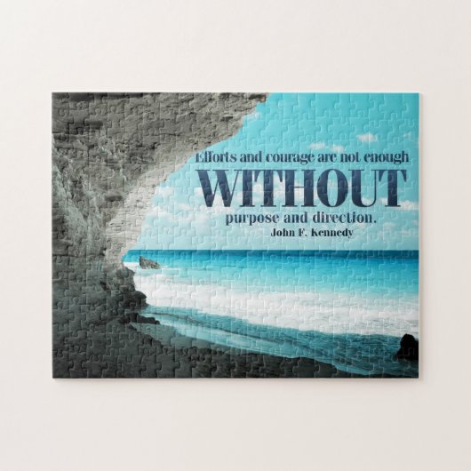 Inspanningen en stimuleren Aangepaste puzzel (Horizontaal)