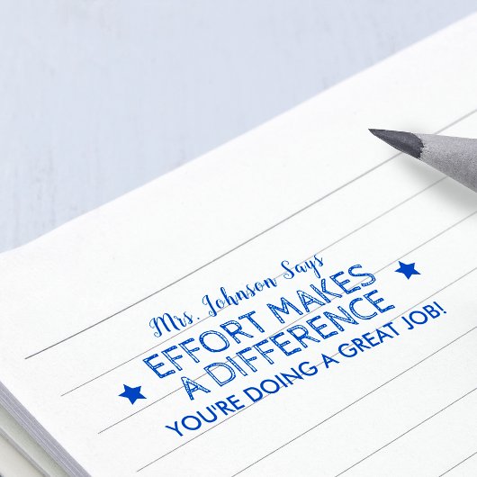 Inspanningen om een fantastische baan te bieden aa  zelfinktende stempel