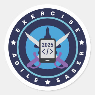 Inspannings Agile Sabre 1 Sticker