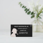 Inspecteur Cartes de visite d'enquêteurs privés (Debout devant)