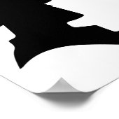 Inspecteur Gadget silhouette Poster (Hoek)