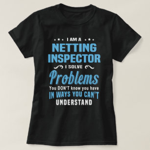 Inspecteur voor netten t-shirt