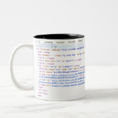 Inspectez la tasse de café d'éléments pour assurer (Gauche)