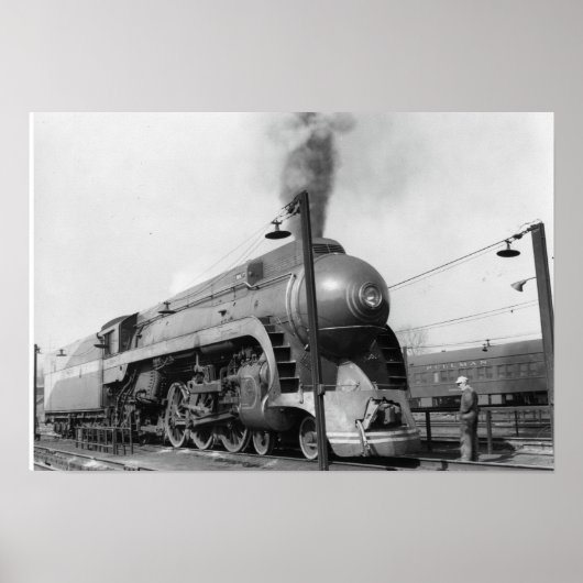 Inspectie van de Streamliner Poster (Voorkant)