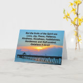 INSPIRANT LES GALATIENS 5:22 CARTE DE SOLEIL DE SO (Fleur jaune)