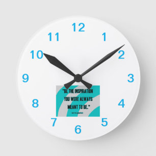 Inspiratie Acryl wandklok Ronde Klok