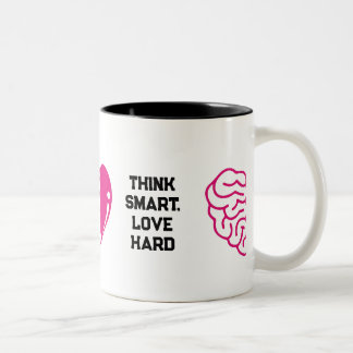 Inspiratie & affectie tweekleurige koffiemok