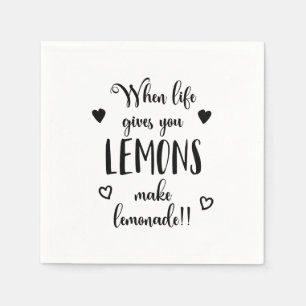 Inspiratie als het leven je leemten geeft Napkin Servet