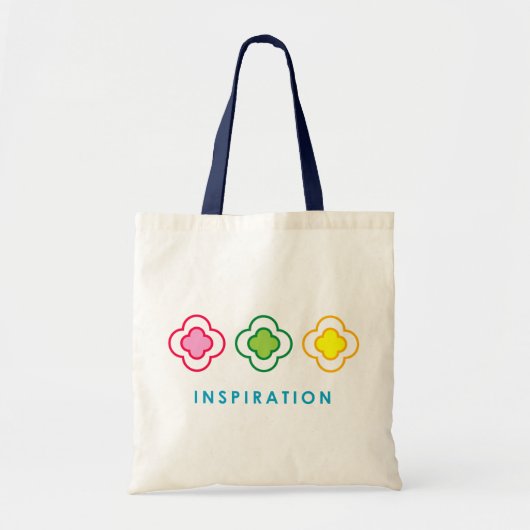Inspiratie (Bloemen) Tote Bag (Voorkant)