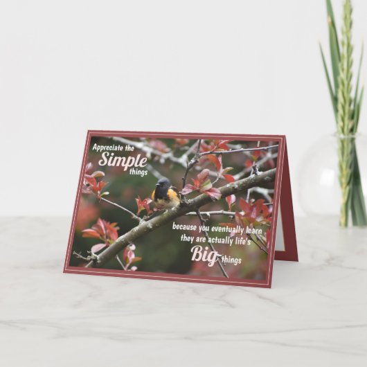 Inspiratie Denk aan je Wenskaart Feestdagen Kaart (Voorkant)