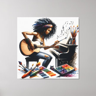 Inspiratie en Vastberadenheid: School of the Arts Canvas Afdruk