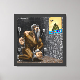 Inspiratie Funny Cartoon Motivation Canvas afdrukk