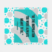 Inspiratie Gemiddelde katoenvlies-knijpbak Fleece Deken (Voorkant (Horizontaal))