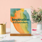 Inspiratie is overal acryl bord (Huwelijk)