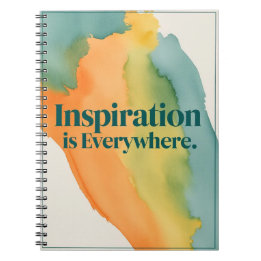 Inspiratie is overal notitieboek