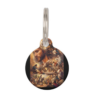 Inspiratie Jezus Christus Sleutelhanger – Heilige Huisdierpenning