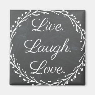 Inspiratie - Live Laugh Love Magnet Magneet