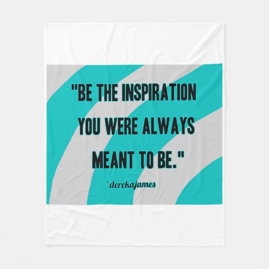 Inspiratie Medium Fleece Deken (Voorkant)