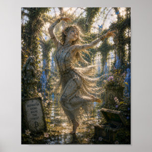Inspiratie / Moderne Danser / Botanische Tuin Poster