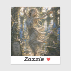 Inspiratie / Moderne Danser / Botanische Tuin Sticker