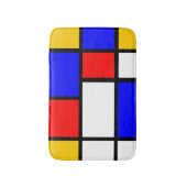Inspiratie Mondrian Badmat (Voorkant Verticaal)