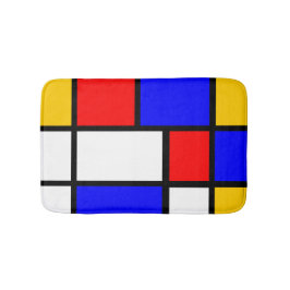 Inspiratie Mondrian Badmat